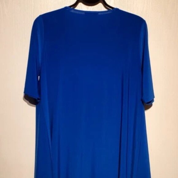 *SUN KING* Women's Blue Dress Top/Blouse - Size Med - Mint - Picture 3 of 3